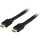 DELTACO platt HDMI 1.4-kabel HDMI Type A ha guldplterad