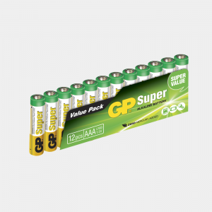 GP Batteri 1,5 V AAA 12-pack